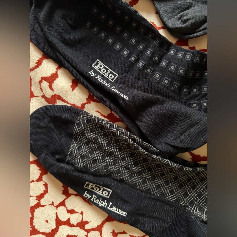 Polo Ralph Lauren Pima Cotton Dress Socks Set Large 10-13 - Picture 5 of 5